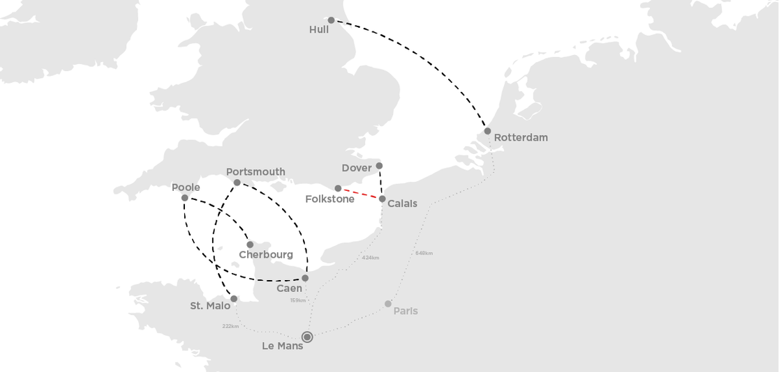 Channel crossings with Motorsport Travel Destinations