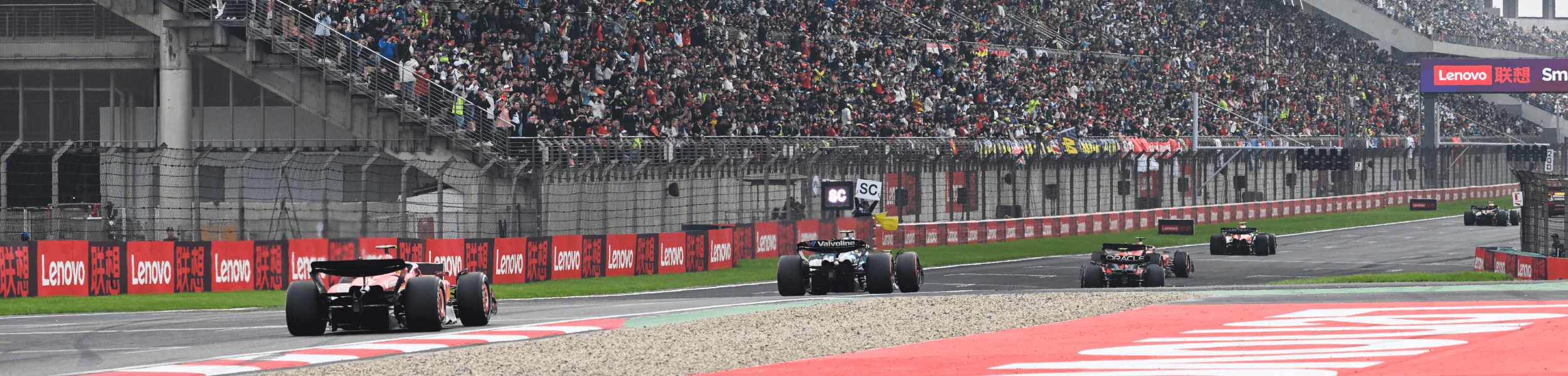 F1 action at Chinese Grand Prix