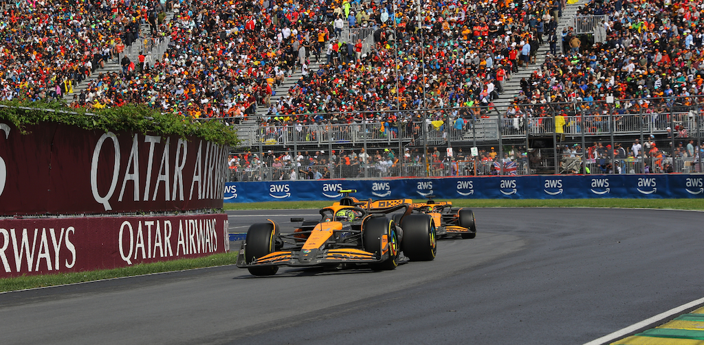 Formula 1 action at Canadian Grand Prix